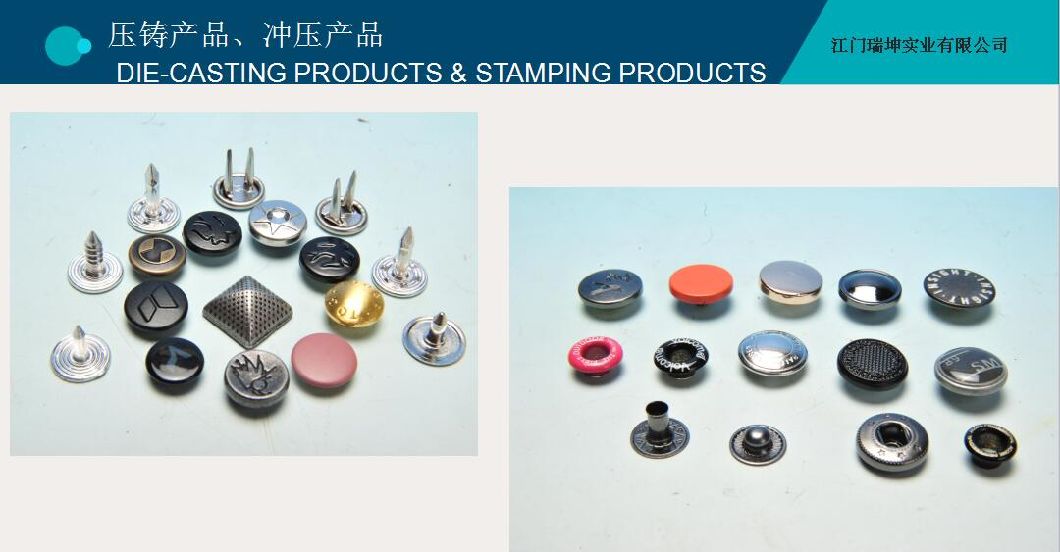 Zinc Alloy Stopper Button with Oeko-Tex Standard 100 Certificate