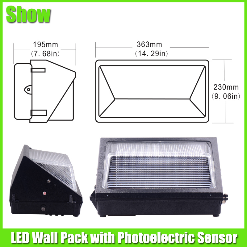 Dlc LED Wall Pack Lights 80watt with 5 Years Warranty