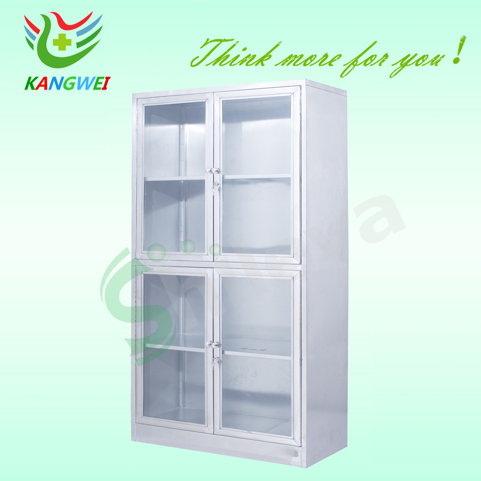 Stainless Steel Hospital Cupboard Hospital Furniture Medicine Cabinet