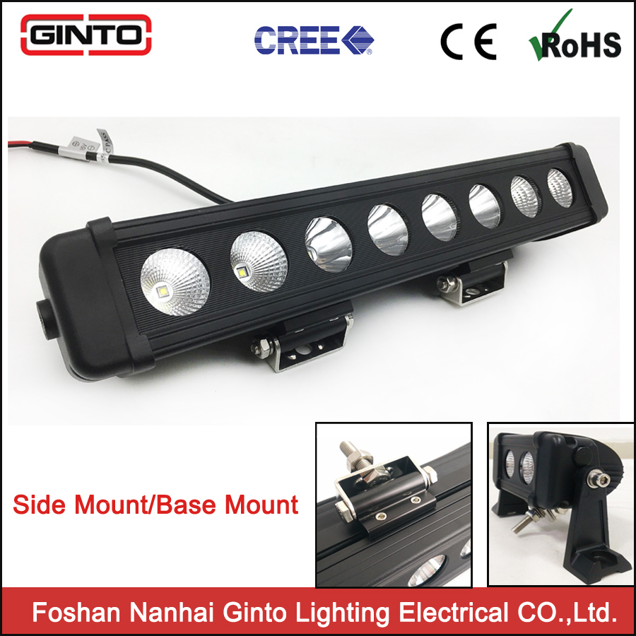 4WD LED Lightbar Single Row 10W Offroad LED Bar 12V 24V for Trucks