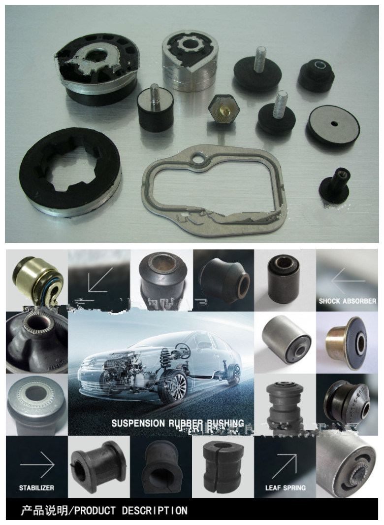 Customized Molded Nr EPDM Rubber Bushing for Auto, Machinery Equipment