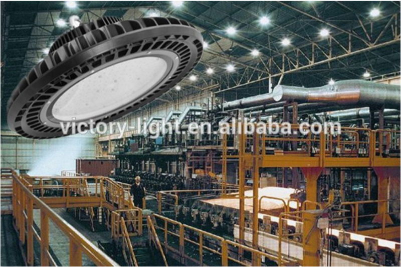 125lm/W 100W 150W 200W UFO LED High Bay Light for Warehouse Industrial Lighting