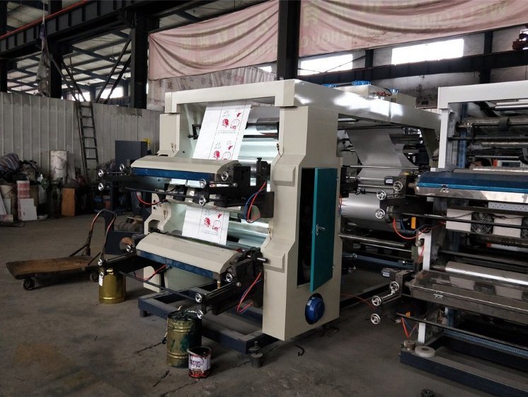 Four Color 4 Colour Offset Flexographic Printing Machine Price