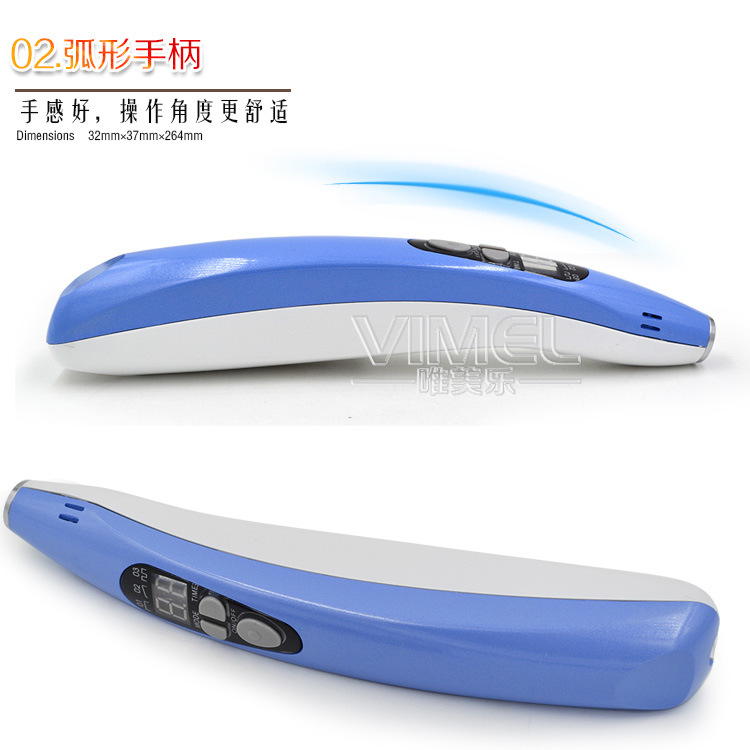 Dental Wireless/Cordless Woodpecker Style LED-D Curing Light Lamp 1400MW