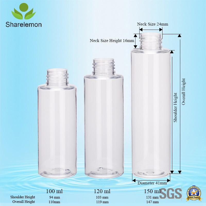 100ml White Pet Empty Plastic Cosmetic Bottles