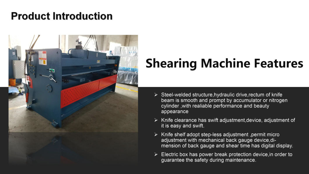 QC12y 6X3200 Hydraulic Steel Plate Shears CNC Metal Cuting Machine
