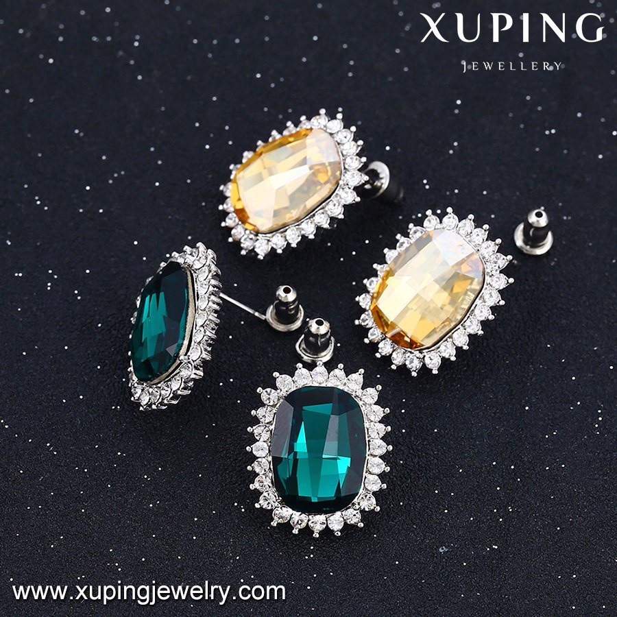 Xuping Luxury Earring Fashion Jewelry, Stud Women Earring Crystals with Swarovski Elements Jewelry