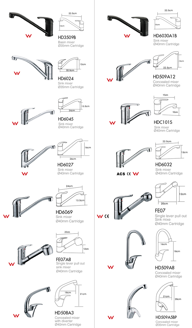 HD4241 Australian Standard Sink Tap Watermark Approved Kitchen Mixer