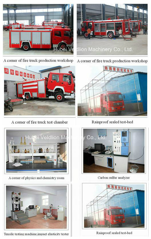 Foton 4X2 1500L Water Tank Fire Fighting Truck