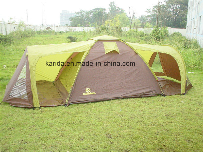 4 Persons Family Camping Tent with 1 Bedroom 2 Living Rooms