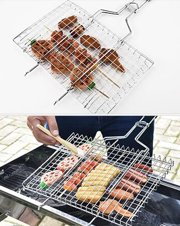 Grill Baskets with More Stronger Welding and Netting Procession