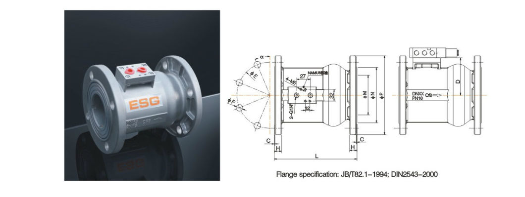 Ss Material Flange Ends Pneumatic Shuttle Valve