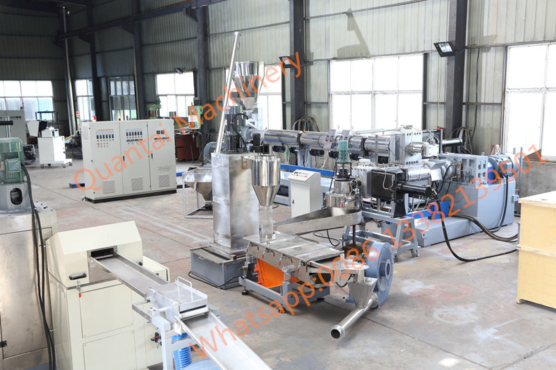 PE PP Film Force Feed Recycling Extruder Granulator / Pelletizer Machine