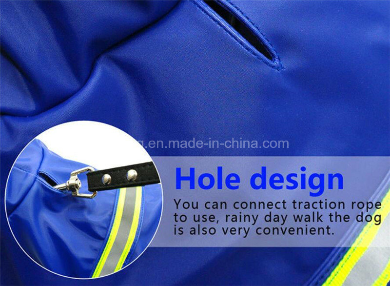 Waterproof Pet Dog Reflective Raincoat/Rain Cape, Pet Poncho Raincoat /Kh0037