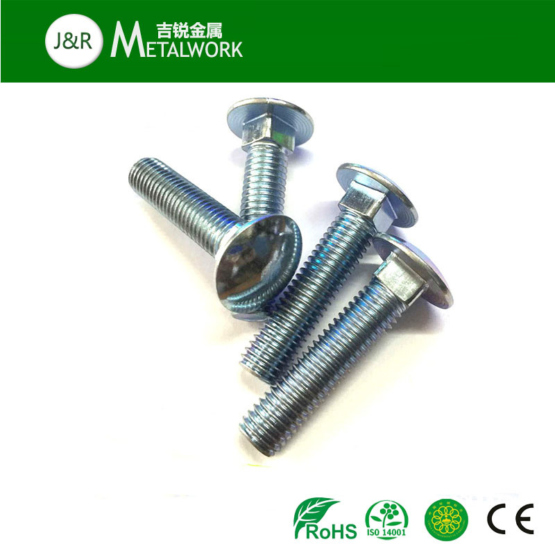 Blue Zinc Plated Mushroom Head Square Neck Carriage Bolt (DIN603)