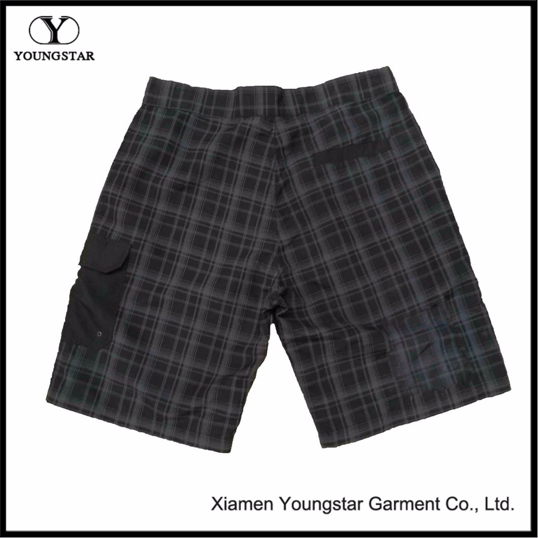 Extra Long Plaid Boardshort Mens Swim Shorts