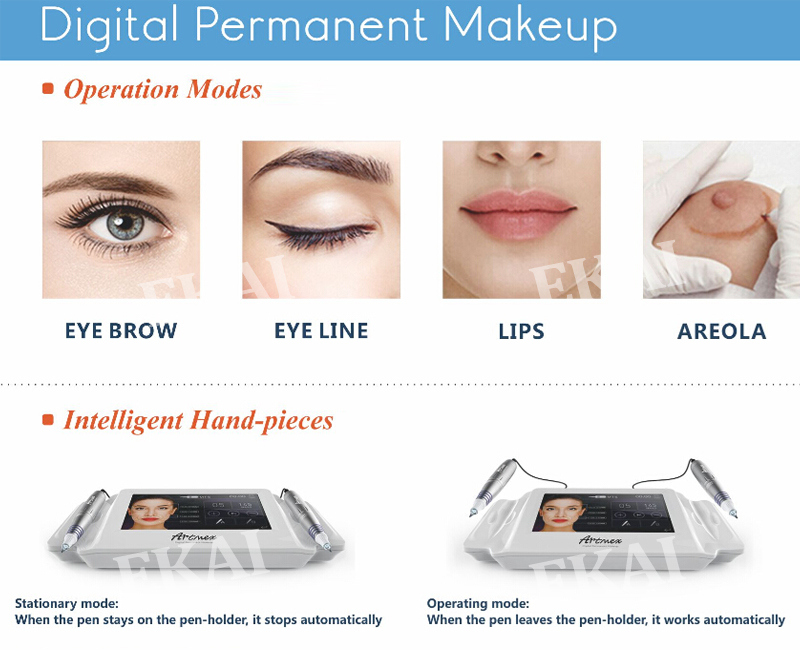 Intelligent High Definition 2 Iq Handlpieces Permanent Make up Machine