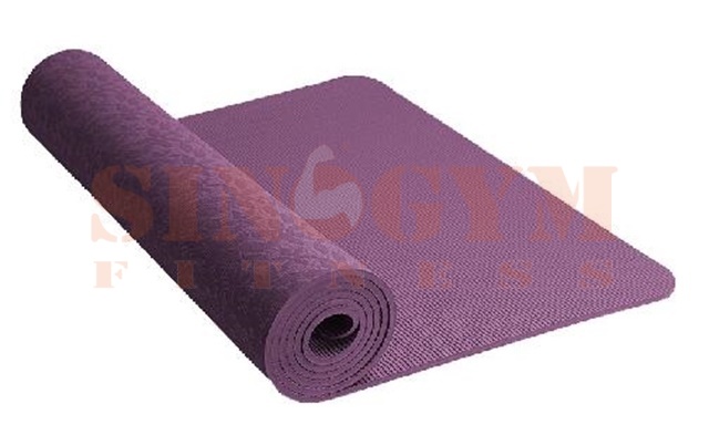 TPE Single Color Gym Yoga Mat