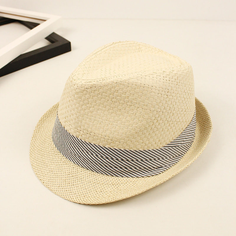 Custom Fashion Summer Fedora Paper Straw Hat Men