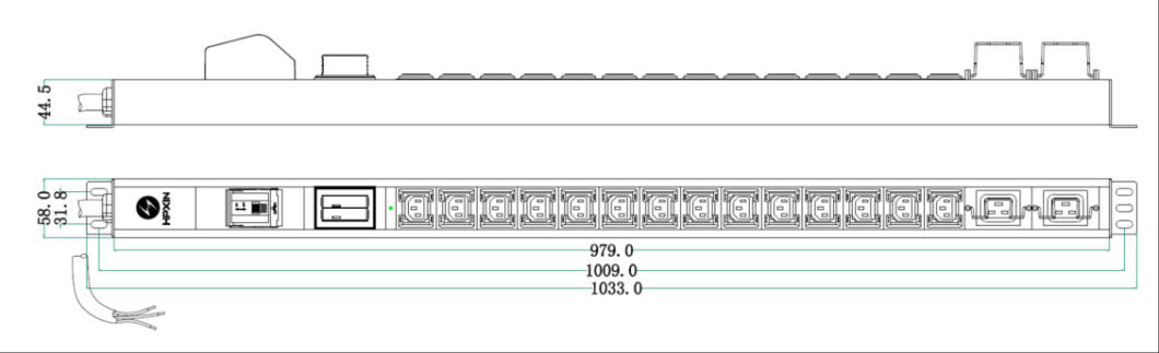 Power Distribution Unit PDU Socket for Industrial and Commercial and Other Scenes