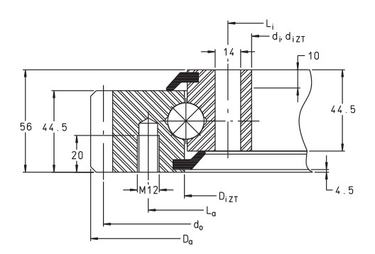 (VSA200544) Slewing Ring Bearing for Truck Cranes