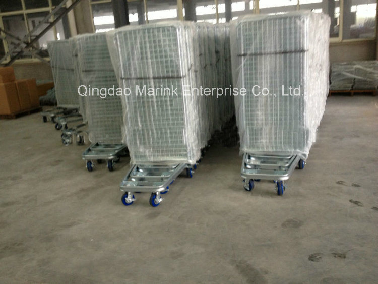 Two Sided Roll Cage for Warehouse Storage / Warehouse Trolley