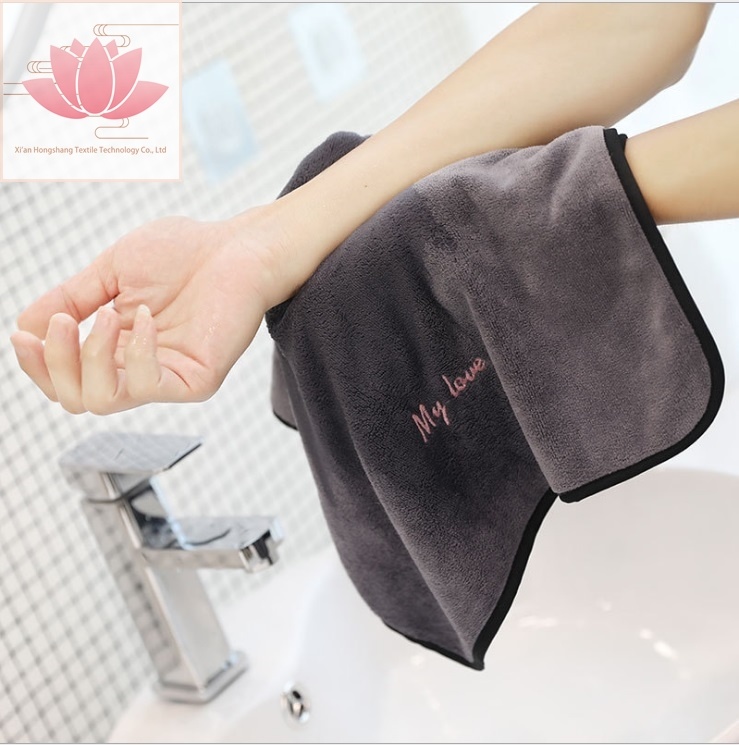 Microfiber Terry Sports Gym Embroidery Travel Towels