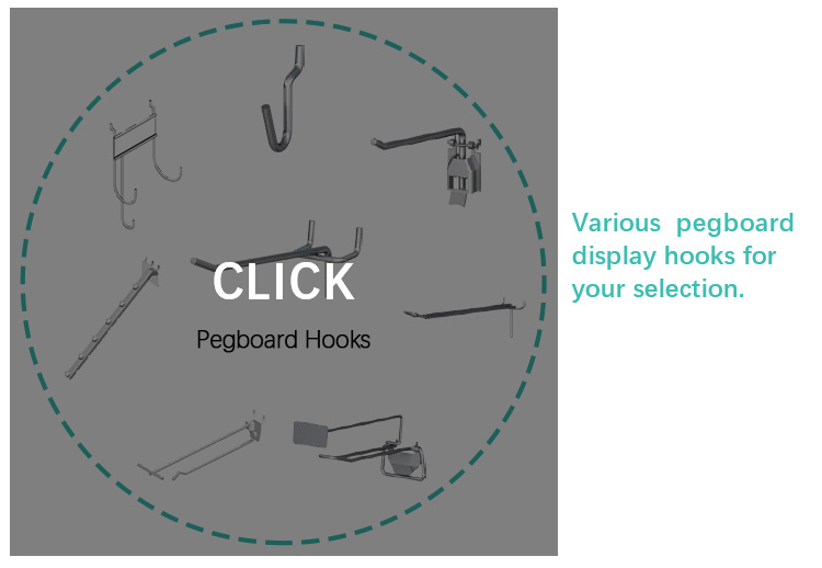 Countertop Pegboard Display Stand Merchandiser Display