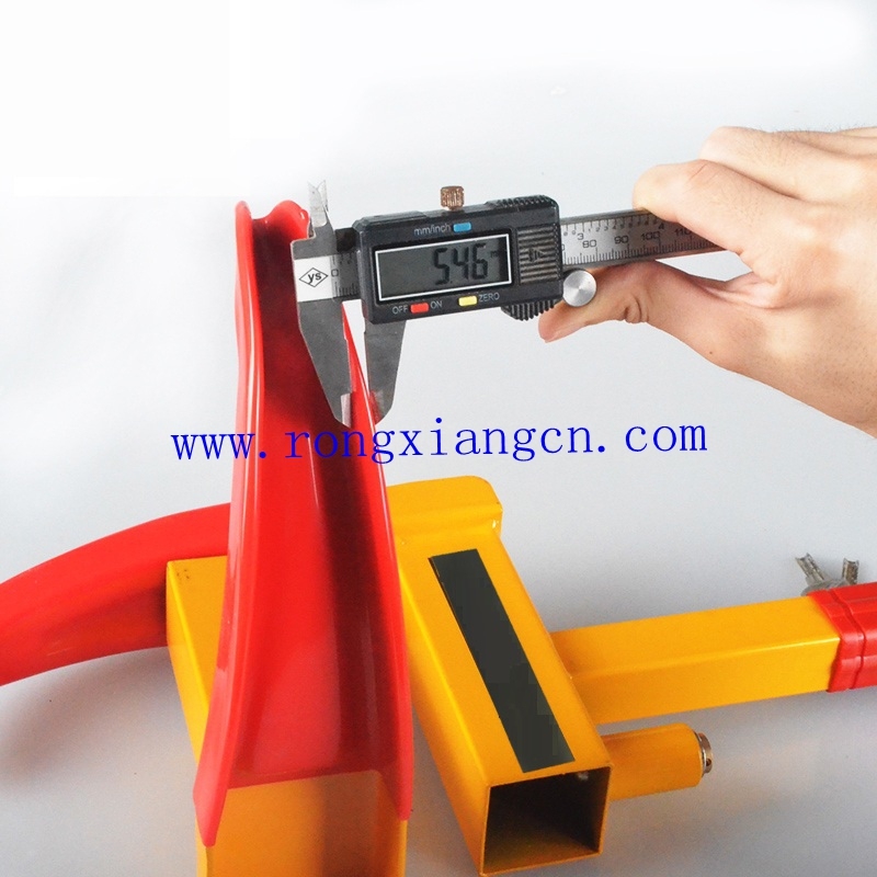 Red and Yellow Small Wheel Clamp for Car for Motorcycle