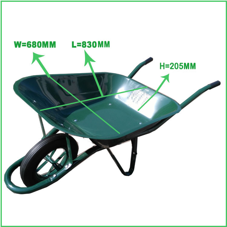 China Steel Wheelbarrow Cheap Wheelbarrow (WB6400)