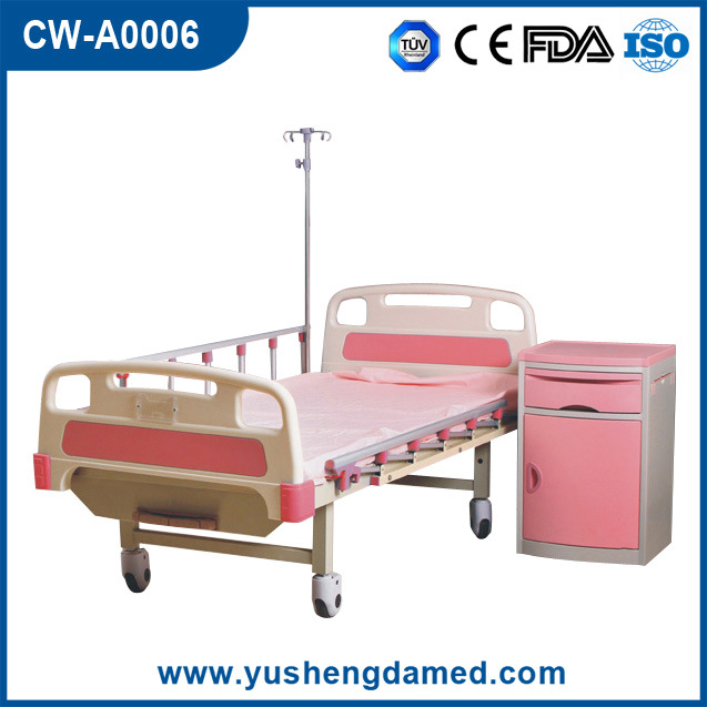 Two Function Adjustable Medical Fold Patient Bed Cw-A0006