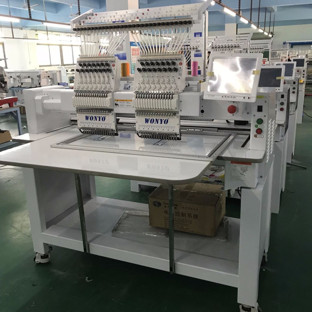 2018 New 2 Heads Embroidery Machine with Free Wilcome Software