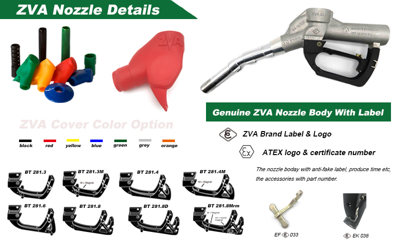 Zva Automatic Gas Fuel Nozzle (ZVA DN 19)