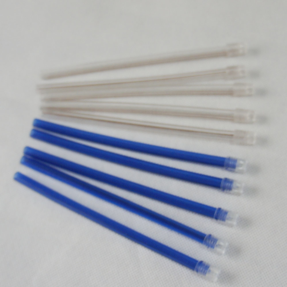 Medical Device Dental Disposable Clear Saliva Ejector with Blue Tips