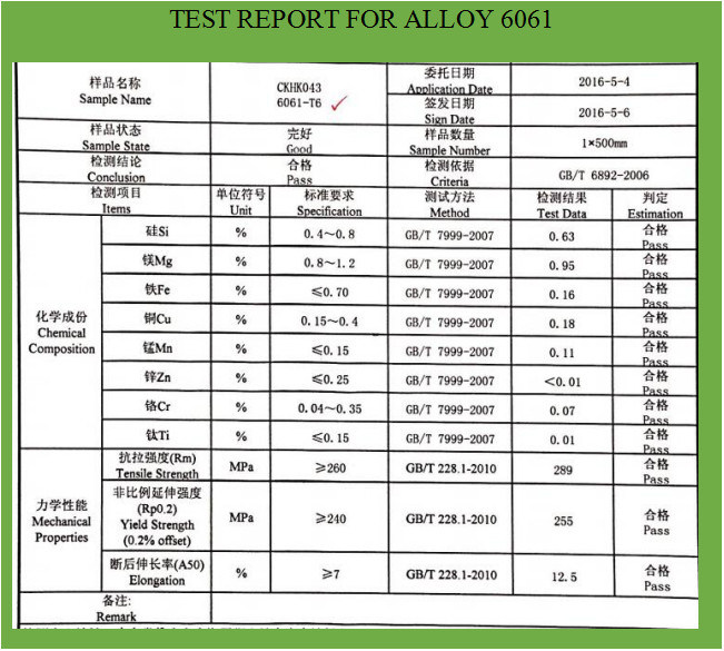 6063 6061 Aluminium Extrusion Rectangular / Square Tube