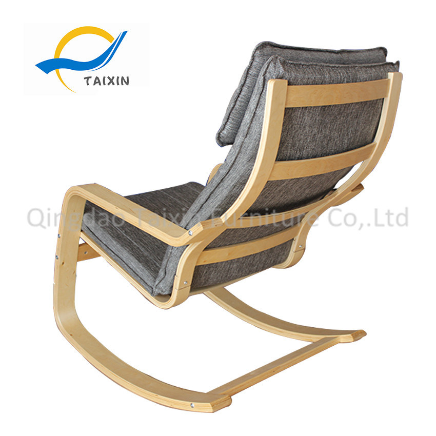 Simple Style Bentwood Lounge Rocking Chair