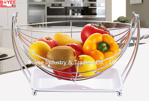 Hot Sale Tabletop Metal Wire Kitchen Vegetable Holder Fruit Rack