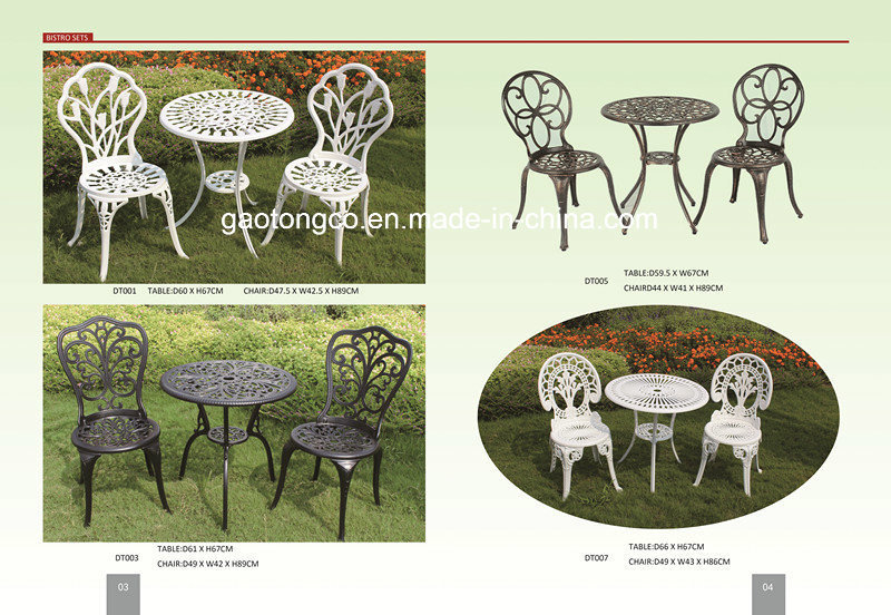 Fendias 3PCS Outdoor Cast Aluminum Bistro Set