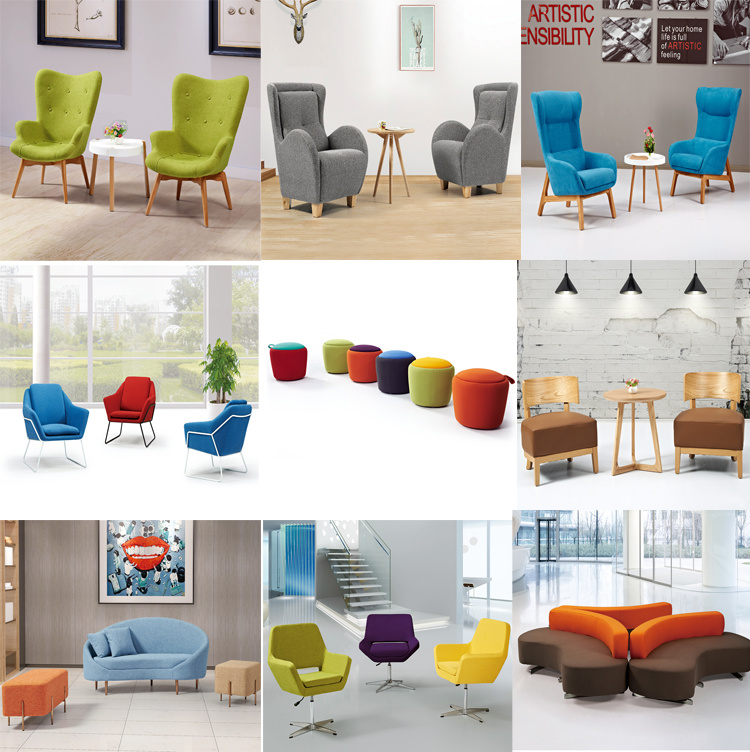 European Style Modern Office Furniture Wooden Cafe Chair