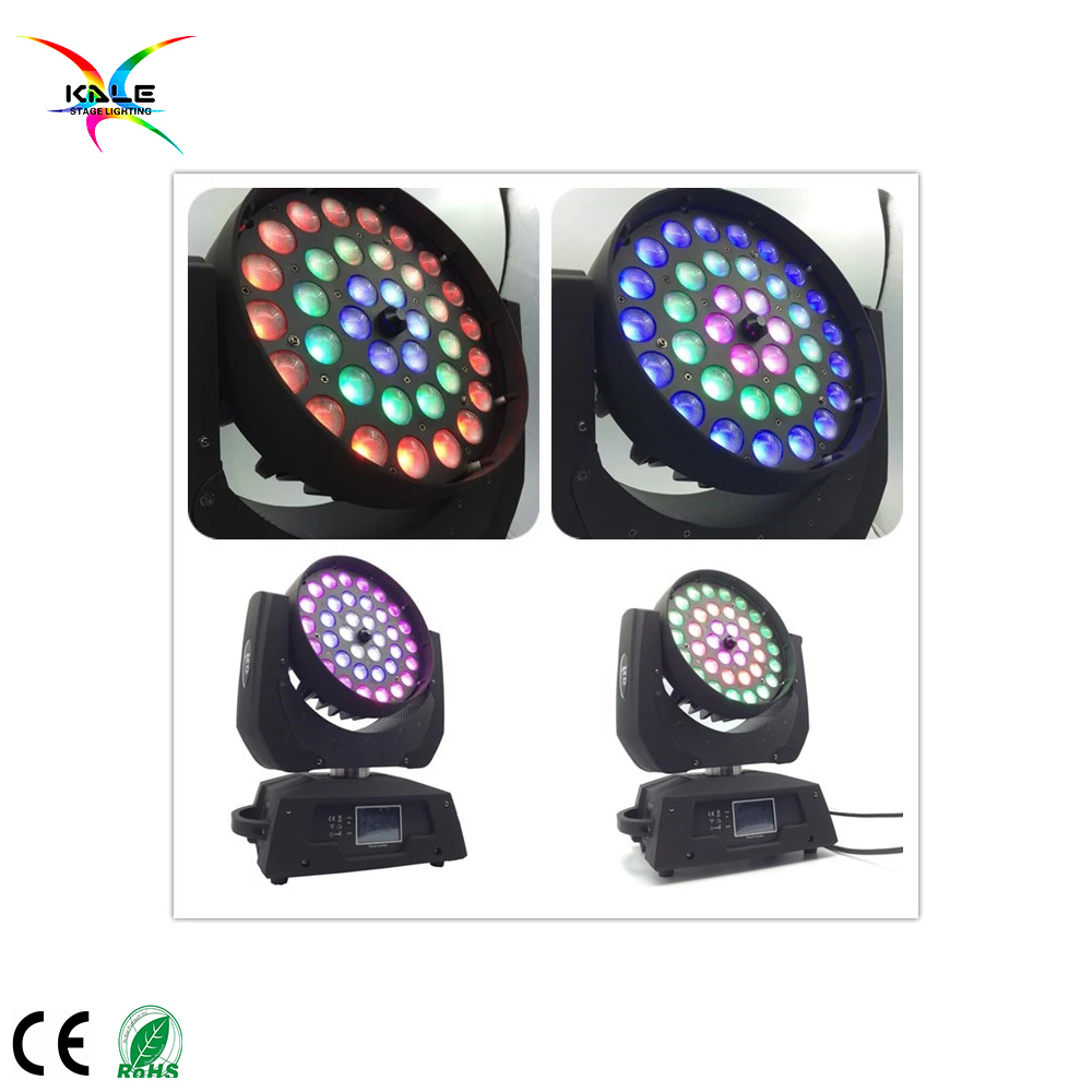 36PCS * 10W RGBW Wash LED Zoom Moving Head Light