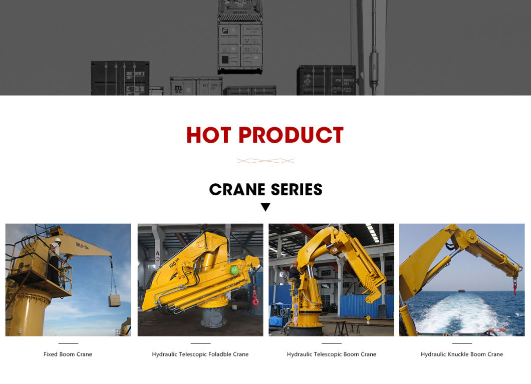 ABS/CCS/BV Hose Handling Hydraulic Deck Marine Crane