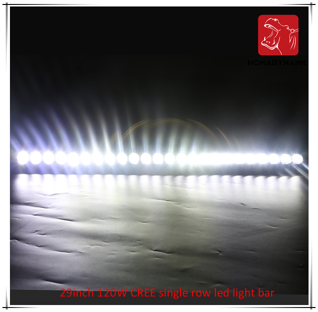 LED Car Light of 29 Inch 120W CREE Single Row LED Light Bar Waterproof for SUV Car LED off Road Light and LED Driving Light