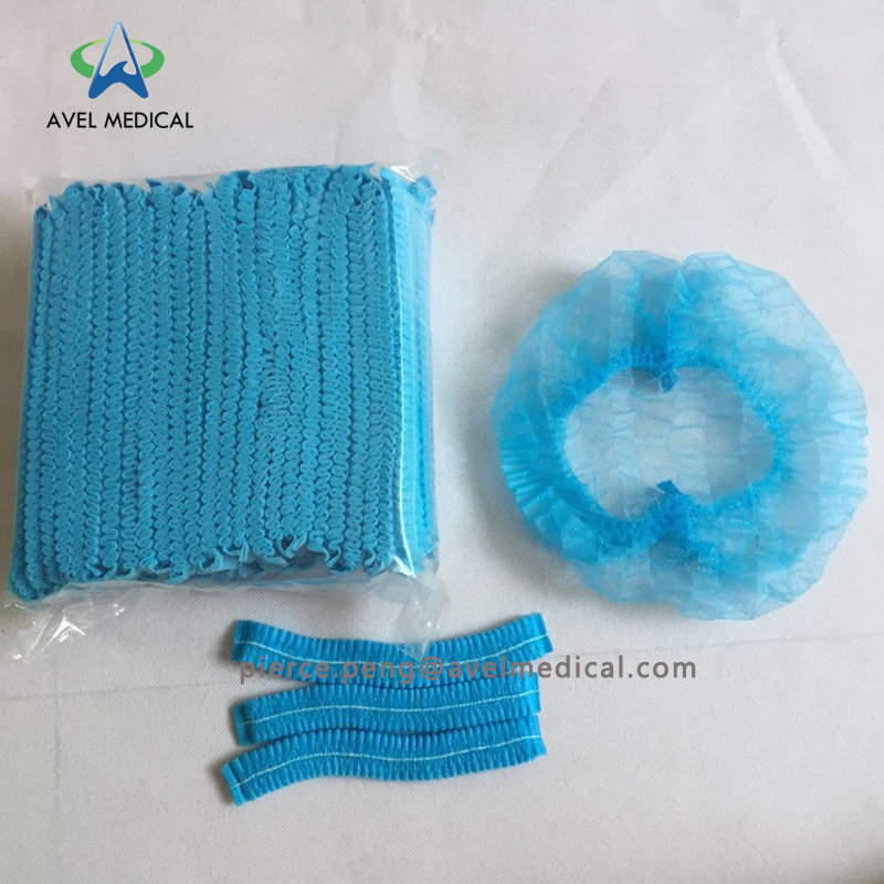 Nonwoven Clip Cap, Mob Cap, Mop Cap, Disposable Cap, Doctor Cap, Surgical Cap, Bouffant Cap, Nurse Cap, Polypropylene Cap