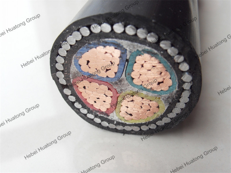 4 Core Cu/XLPE/Swa/PVC Underground Armoured Power Cable Size