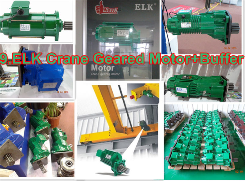 Rail Trolley for Sale Electric Motor Trolley Mouted on Double Girder Crane