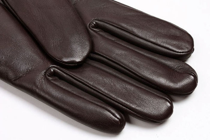 Men Fashion Winter Warm Leather Motorcycle Driving Sports Gloves (YKY5195)