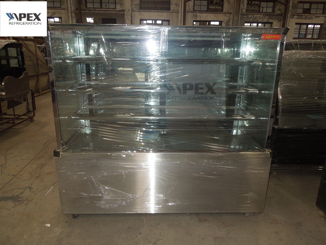 Market Series Refrigerated Bakery Case Cooler Stainless