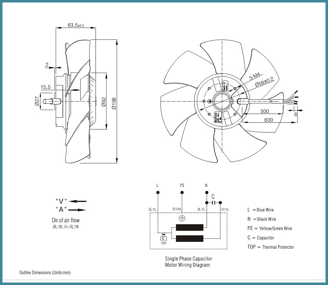 High Quality Fan Blade with Motor Mold Factory, Injection Molded, Molding