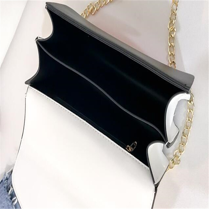 New Fashion Contrast Color Leisure Shoulder Handbag Crossbody Bag Lady Sling Bag