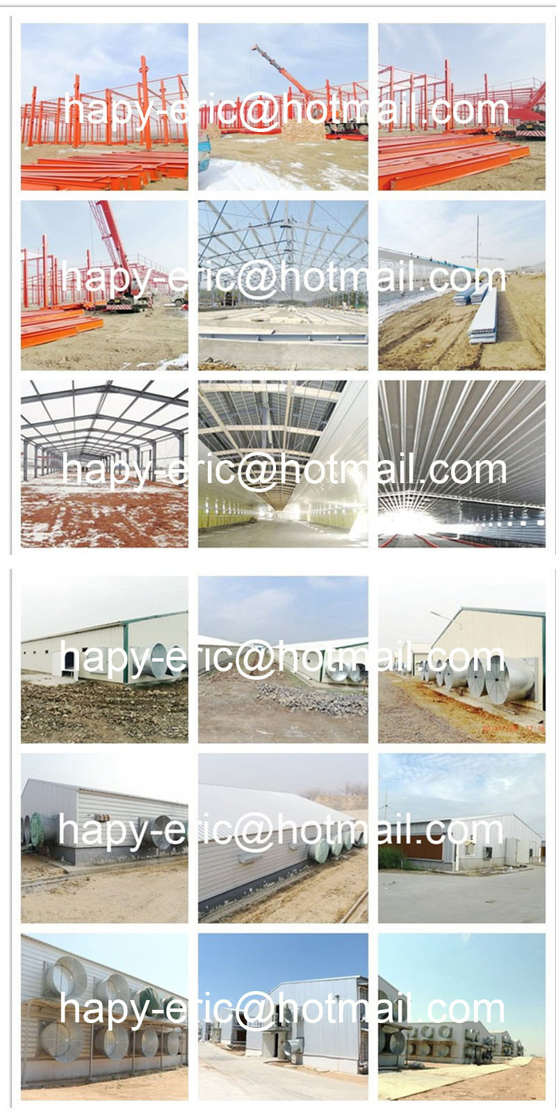 Steel Structure Poultry House Design and Construction with High Standard